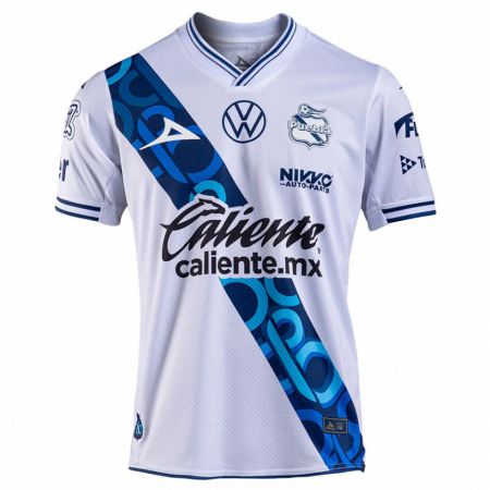 Kandiny Hombre Camiseta Cristian Mares #200 Blanco Azul Marino 1ª Equipación 2024/25 La Camisa Chile