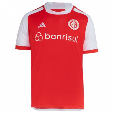 Kandiny Hombre Camiseta Gabriel Mercado #25 Rojo Blanco 1ª Equipación 2024/25 La Camisa Chile