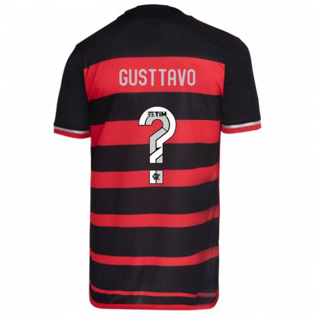 Kandiny Hombre Camiseta Gusttavo #0 Negro Rojo 1ª Equipación 2024/25 La Camisa Chile