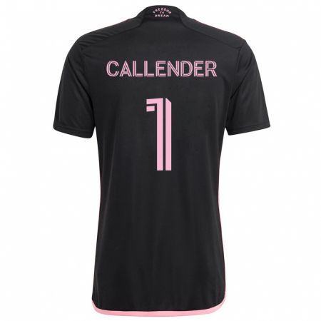 Kandiny Hombre Camiseta Drake Callender #1 Negro 2ª Equipación 2024/25 La Camisa Chile