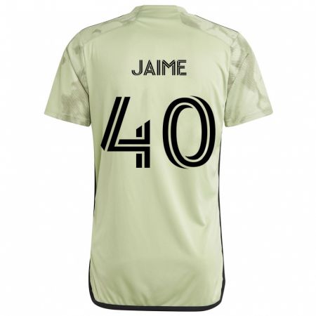 Kandiny Hombre Camiseta Christopher Jaime #40 Verde Claro 2ª Equipación 2024/25 La Camisa Chile