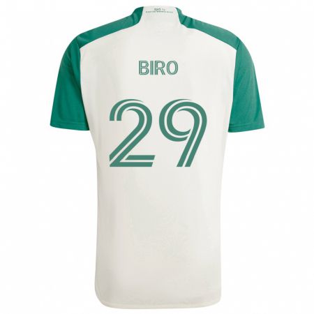 Kandiny Hombre Camiseta Guilherme Biro #29 Colores Tostados Verde 2ª Equipación 2024/25 La Camisa Chile