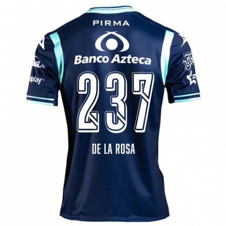 Kandiny Hombre Camiseta Álvaro De La Rosa #237 Azul Marino 2ª Equipación 2024/25 La Camisa Chile