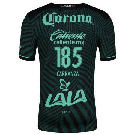 Kandiny Hombre Camiseta Héctor Carranza #185 Verde Negro 2ª Equipación 2024/25 La Camisa Chile