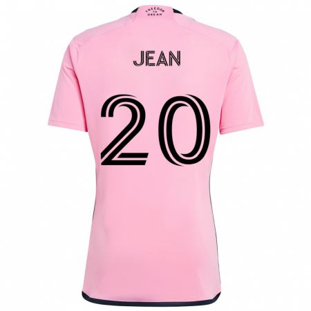 Kandiny Mujer Camiseta Corentin Jean #20 Rosa 1ª Equipación 2024/25 La Camisa Chile