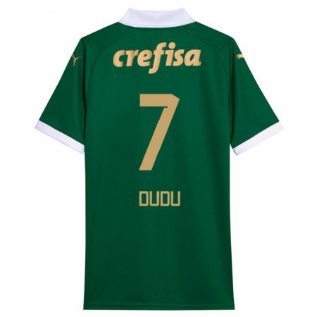 Kandiny Mujer Camiseta Dudu #7 Verde Blanco 1ª Equipación 2024/25 La Camisa Chile