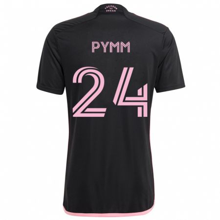 Kandiny Mujer Camiseta Jack Pymm #24 Negro 2ª Equipación 2024/25 La Camisa Chile