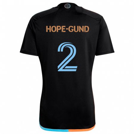 Kandiny Mujer Camiseta Rio Hope-Gund #2 Negro Naranja Azul 2ª Equipación 2024/25 La Camisa Chile