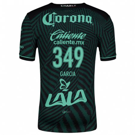 Kandiny Mujer Camiseta Diego García #349 Verde Negro 2ª Equipación 2024/25 La Camisa Chile