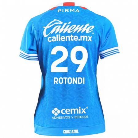 Kandiny Niño Camiseta Carlos Rotondi #29 Cielo Azul 1ª Equipación 2024/25 La Camisa Chile