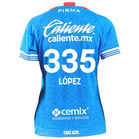 Kandiny Niño Camiseta Alfredo López #335 Cielo Azul 1ª Equipación 2024/25 La Camisa Chile