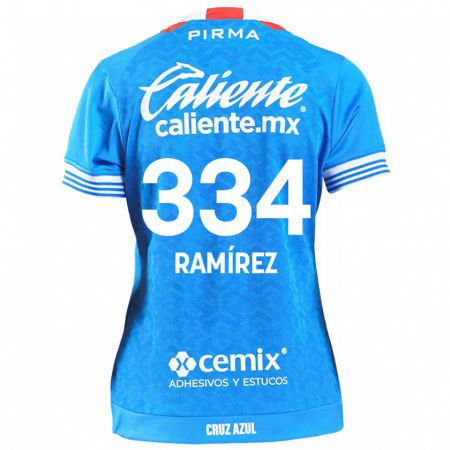 Kandiny Niño Camiseta Mauricio Ramírez #334 Cielo Azul 1ª Equipación 2024/25 La Camisa Chile