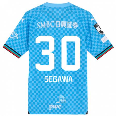 Kandiny Niño Camiseta Yusuke Segawa #30 Azul Celeste 1ª Equipación 2024/25 La Camisa Chile