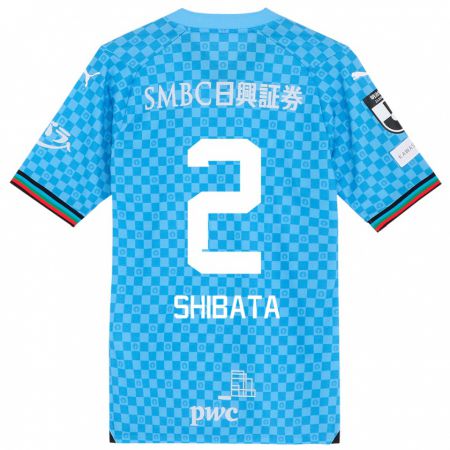 Kandiny Niño Camiseta Shotaro Shibata #2 Azul Celeste 1ª Equipación 2024/25 La Camisa Chile