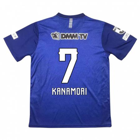 Kandiny Niño Camiseta Takeshi Kanamori #7 Azul Oscuro 1ª Equipación 2024/25 La Camisa Chile