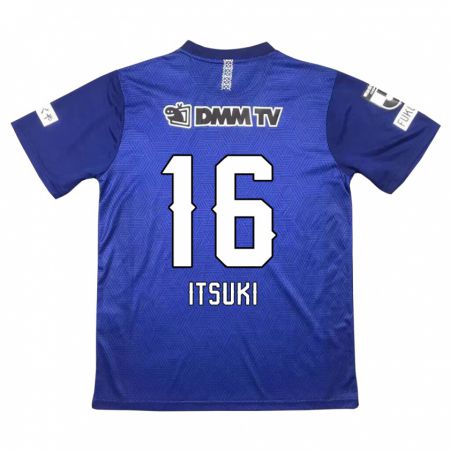 Kandiny Niño Camiseta Itsuki Oda #16 Azul Oscuro 1ª Equipación 2024/25 La Camisa Chile