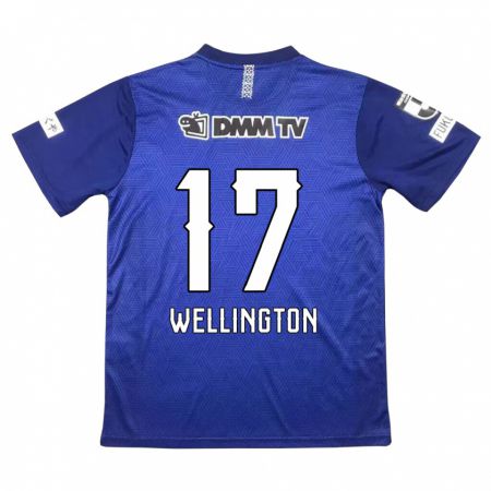 Kandiny Niño Camiseta Wellington #17 Azul Oscuro 1ª Equipación 2024/25 La Camisa Chile