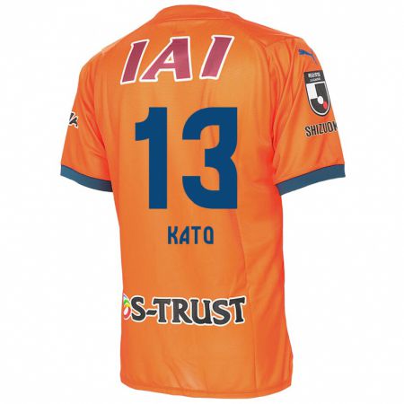 Kandiny Niño Camiseta Daiya Kato #13 Naranja Azul 1ª Equipación 2024/25 La Camisa Chile