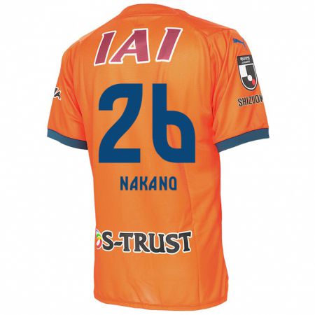 Kandiny Niño Camiseta Takeru Nakano #26 Naranja Azul 1ª Equipación 2024/25 La Camisa Chile