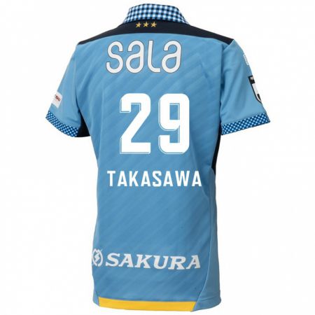 Kandiny Niño Camiseta Kaito Takasawa #29 Azul Negro 1ª Equipación 2024/25 La Camisa Chile