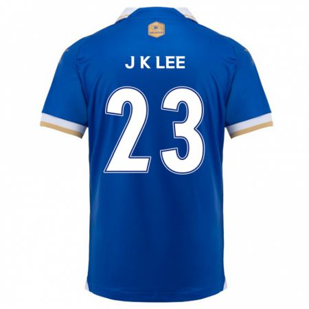 Kandiny Niño Camiseta Ki-Je Lee #23 Azul Blanco 1ª Equipación 2024/25 La Camisa Chile