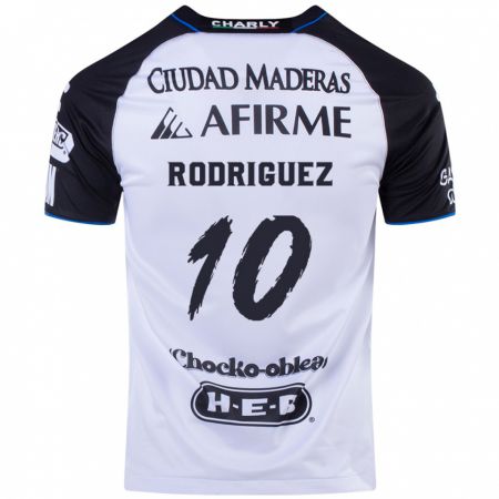 Kandiny Niño Camiseta Lucas Rodríguez #10 Azul Negro 1ª Equipación 2024/25 La Camisa Chile