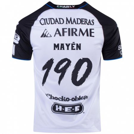 Kandiny Niño Camiseta Eduardo Mayén #190 Azul Negro 1ª Equipación 2024/25 La Camisa Chile