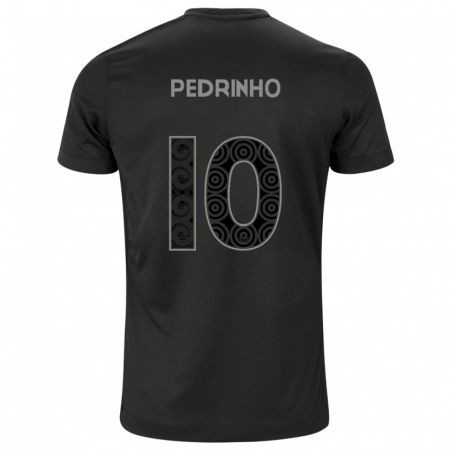 Kandiny Niño Camiseta Pedrinho #10 Negro 2ª Equipación 2024/25 La Camisa Chile