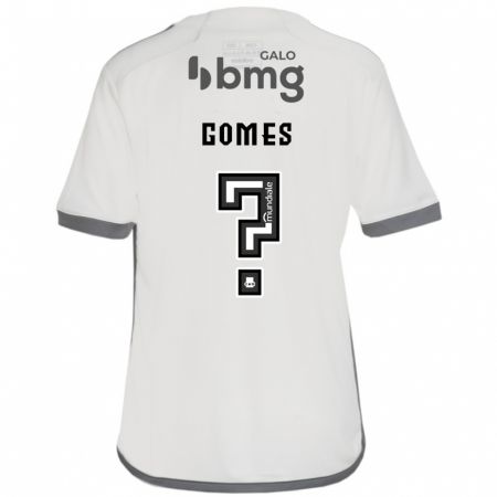 Kandiny Niño Camiseta Fábio Gomes #0 Blanquecino 2ª Equipación 2024/25 La Camisa Chile