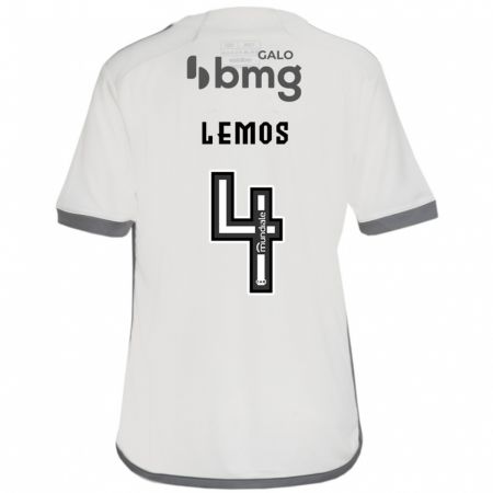 Kandiny Niño Camiseta Mauricio Lemos #4 Blanquecino 2ª Equipación 2024/25 La Camisa Chile