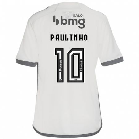 Kandiny Niño Camiseta Paulinho #10 Blanquecino 2ª Equipación 2024/25 La Camisa Chile