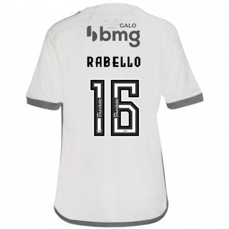 Kandiny Niño Camiseta Igor Rabello #16 Blanquecino 2ª Equipación 2024/25 La Camisa Chile