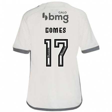 Kandiny Niño Camiseta Igor Gomes #17 Blanquecino 2ª Equipación 2024/25 La Camisa Chile