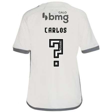 Kandiny Niño Camiseta Luiz Carlos #0 Blanquecino 2ª Equipación 2024/25 La Camisa Chile