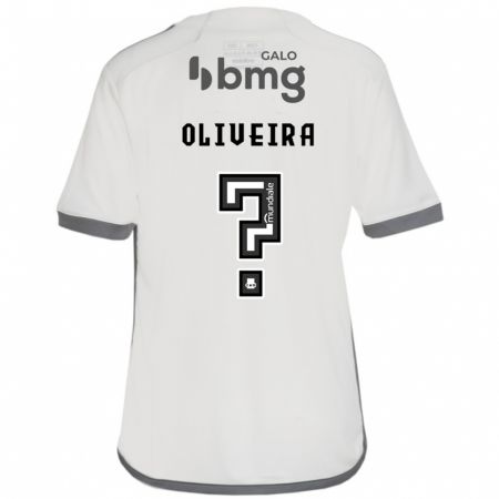 Kandiny Niño Camiseta Pedro Oliveira #0 Blanquecino 2ª Equipación 2024/25 La Camisa Chile