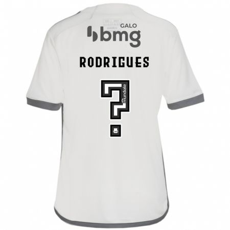 Kandiny Niño Camiseta Vinicius Rodrigues #0 Blanquecino 2ª Equipación 2024/25 La Camisa Chile