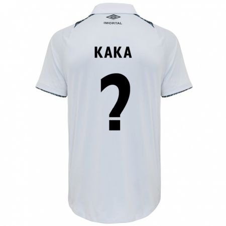 Kandiny Niño Camiseta Kaká #0 Blanco Azul 2ª Equipación 2024/25 La Camisa Chile