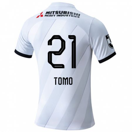 Kandiny Niño Camiseta Tomoaki Okubo #21 Gris Blanco 2ª Equipación 2024/25 La Camisa Chile