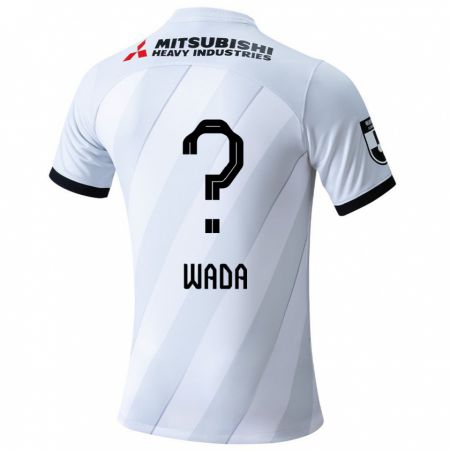 Kandiny Niño Camiseta Naoya Wada #0 Gris Blanco 2ª Equipación 2024/25 La Camisa Chile