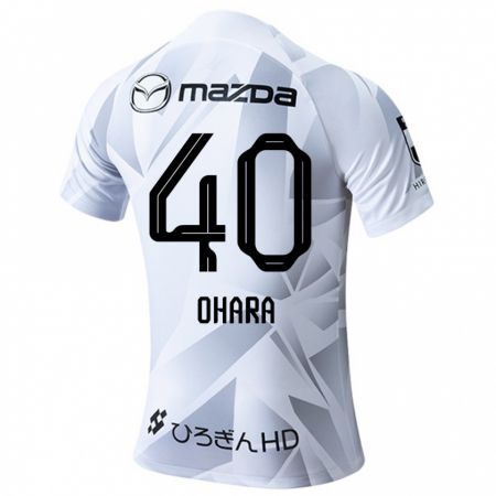 Kandiny Niño Camiseta Motoki Ohara #40 Blanco Gris Negro 2ª Equipación 2024/25 La Camisa Chile