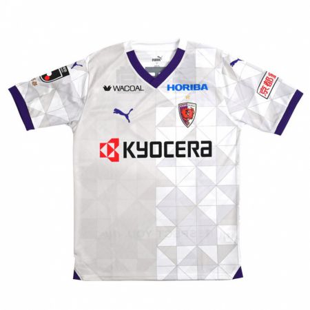 Kandiny Niño Camiseta Kotaro Kanda #45 Blanco Morado 2ª Equipación 2024/25 La Camisa Chile