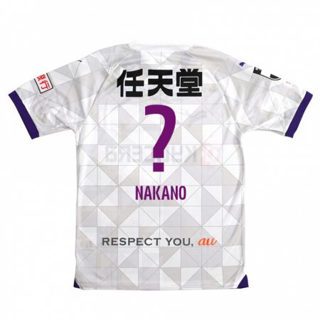 Kandiny Niño Camiseta Kotaro Nakano #0 Blanco Morado 2ª Equipación 2024/25 La Camisa Chile