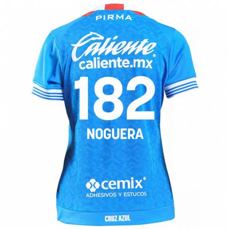 Kandiny Hombre Camiseta Heldrich Noguera #182 Cielo Azul 1ª Equipación 2024/25 La Camisa Chile