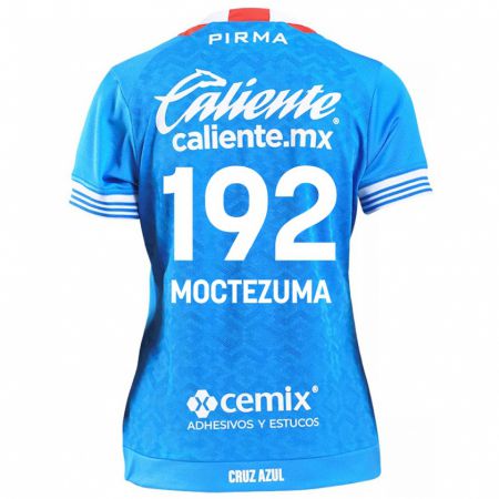 Kandiny Hombre Camiseta Brayan Moctezuma #192 Cielo Azul 1ª Equipación 2024/25 La Camisa Chile