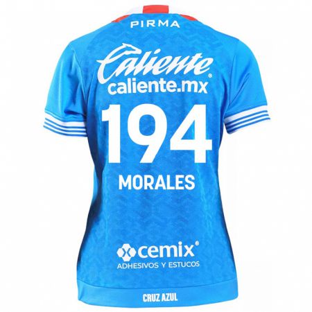 Kandiny Hombre Camiseta Amaury Morales #194 Cielo Azul 1ª Equipación 2024/25 La Camisa Chile