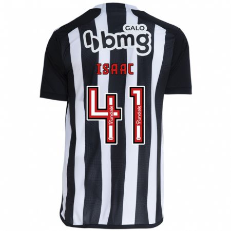 Kandiny Hombre Camiseta Isaac #41 Blanco Negro 1ª Equipación 2024/25 La Camisa Chile