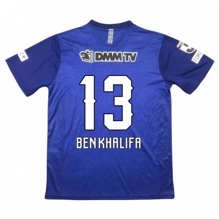 Kandiny Hombre Camiseta Nassim Ben Khalifa #13 Azul Oscuro 1ª Equipación 2024/25 La Camisa Chile