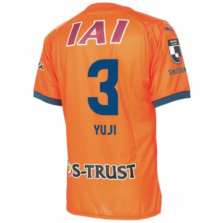 Kandiny Hombre Camiseta Yuji Takahashi #3 Naranja Azul 1ª Equipación 2024/25 La Camisa Chile