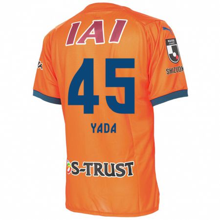 Kandiny Hombre Camiseta Ryunosuke Yada #45 Naranja Azul 1ª Equipación 2024/25 La Camisa Chile