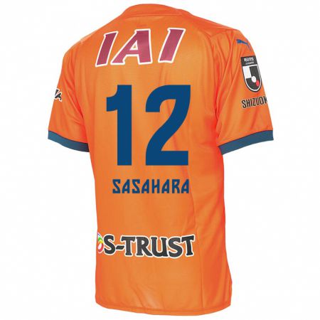 Kandiny Hombre Camiseta Kenshin Sasahara #12 Naranja Azul 1ª Equipación 2024/25 La Camisa Chile